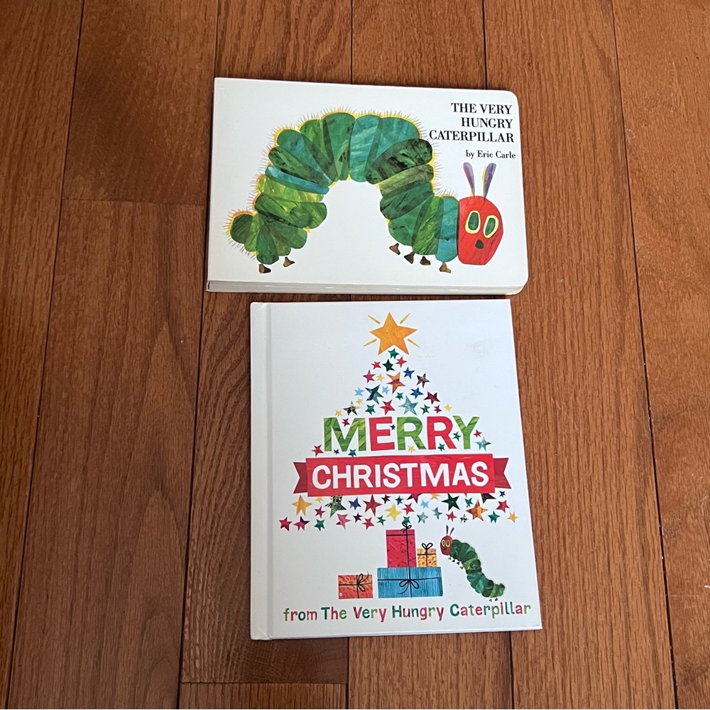 The Very Hungry Caterpillar Set of 2 Children Board Books - Eric Carle